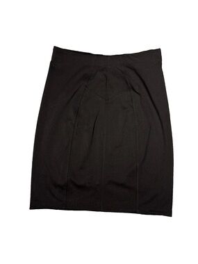 Daisy Fuentes Black Tailored Pencil Skirt